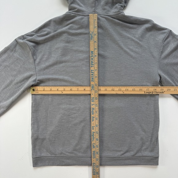 BANANA REPUBLIC Full Zip Hoodie Jacket Womens XS Gray Lightweight 754755-03 Soft - Picture 8 of 13